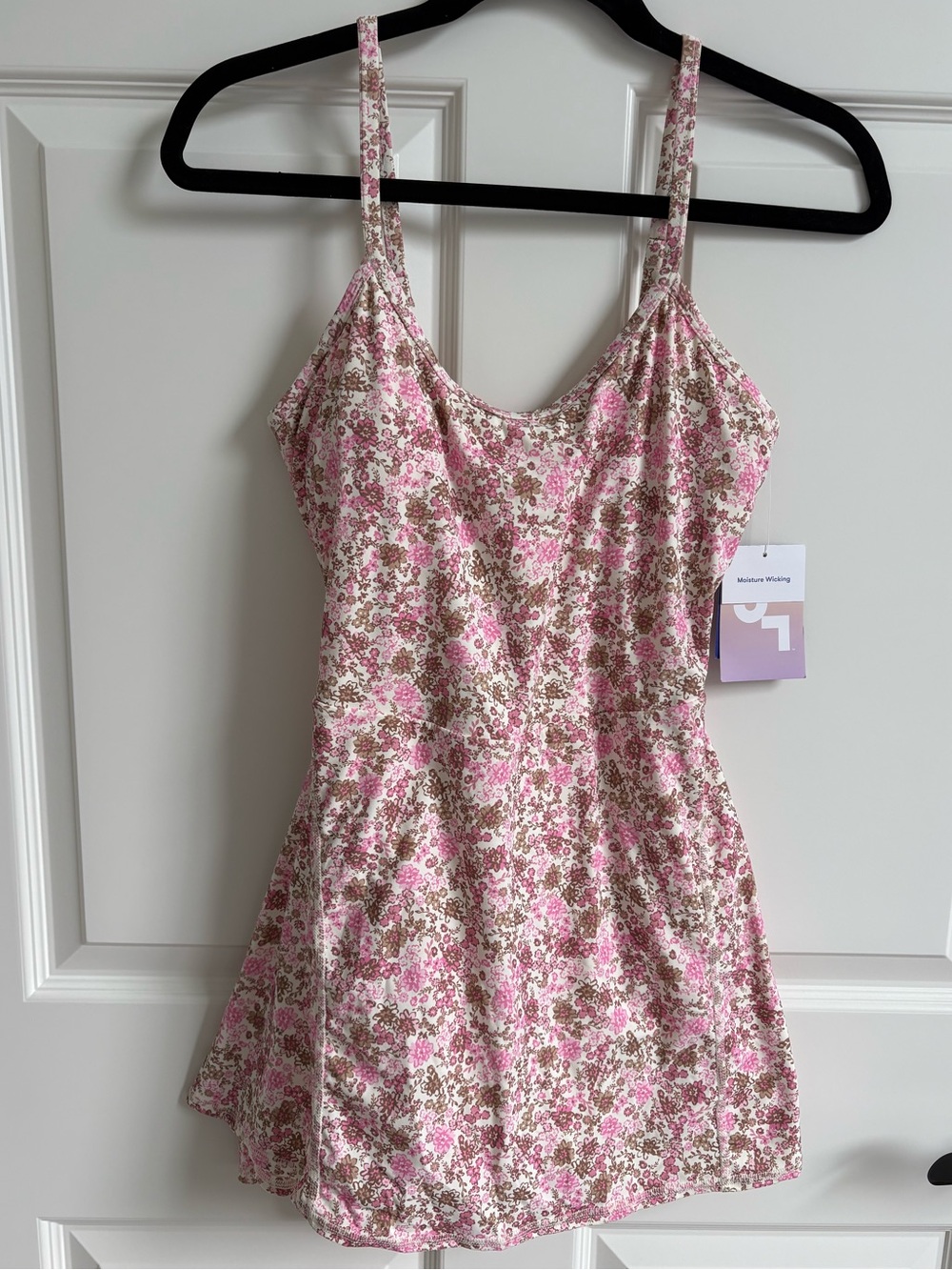 JoyLab Women’s Cinch Back Active Dress NEW Pink Floral Print | M - Picture 4 of 9